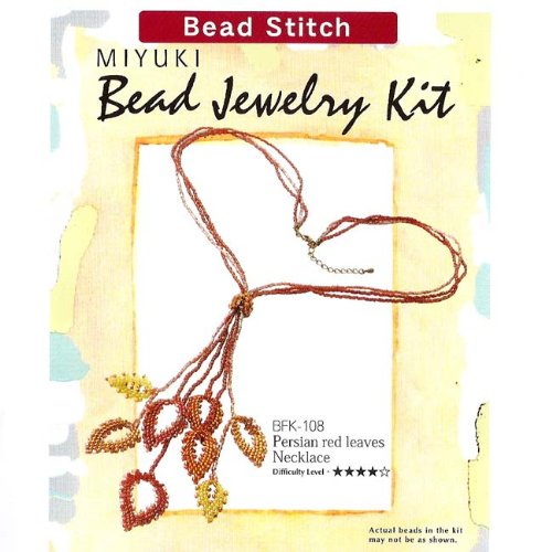 Create Your Own Miyuki Persian Red Leaves Necklace 