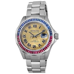 Invicta Mens Reserve Collection Ruby and Blue Sapphire Automatic Watch #5122 by Invicta