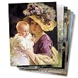 Age of Innocence - Box Set of 12 Assorted Greeting Cards and Patterned Envelopes