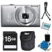 Canon Powershot ELPH 115 IS Silver Digital Camera 16GB Bundle - Includes camera, 16GB SD Memory Card, Ultra-Compact Digital Camera Deluxe Carrying Case, NB-11L Replacement Battery, Flexible Mini Table-top Tripod, and 3pc. Lens Cleaning Kit
