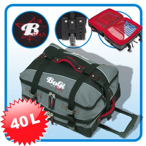 BoGi BAG Trolley Reisetasche Check In 48cm schwarz / grau 208574