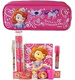 Disney Princess Sofia Pencil Case with Stationery Set - Hot Pink