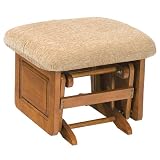 Brooks Furniture Glider Ottoman - Maple/ Beige