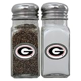 Georgia Bulldogs NCAA Logo Salt/Pepper Shaker Set