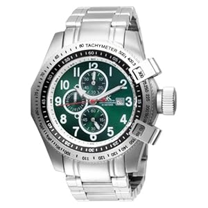 Adee Kaye Men's AK6267-M-GRN Japanese Miyota Quartz Movement