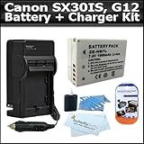 Battery Kit For The Canon SX30IS SX30 IS Canon G12 Digital Camera Includes  ....