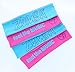 Zumba Fitness 'Feel the Music' Headbands 4 Pack - 2-Way Headbands