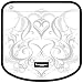TAGGER(�^�K�[) CREW(��T�C�Y) FLAP LOVE GOTH BSLY CF-94