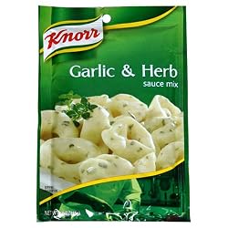 Knorr Pasta Sauces, Garlic Herb Sauce Mix, 1.6-Ounce Packages  (Pack of 24)