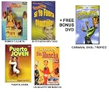 4 Pack Of Cantinflas DVDs - Romeo y Julieta, Si Yo Fuera Diputado, Puerta Joven, & Un Quijote Sin Mancha