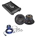 Lanzar Amplifier and Subwoofer Package - HTG237 1000 Watt 2 Channel Mosfet Amplifier - Pair of MAX12D Max 12'' 1000 Watt Small Enclosure Dual 4 Ohm Subwoofer - AMPKIT8 Contaq 1200 Watt 8 Gauge Power Amp Kit Lanzar Amplifier and Subwoofer Package - HTG237 1000 Watt 2 Channel Mosfet Amplifier - Pair of MAX12D Max 12'' 1000 Watt Small Enclosure Dual 4 Ohm Subwoofer - AMPKIT8 Contaq 1200 Watt 8 Gauge Power Amp Kit