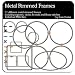Digital Scrapbooking Elements - Metal Rimmed Frames