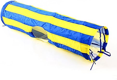 Pets Pal Collapsible Cat Tunnels Collapsible Easy to Store and Carry (Large  51x10 in)