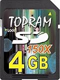 Topram 4GB 150X SD Secure Digital Card
