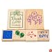 Trademark Games Wood Mounted Rubber Stamp Set - 6 Piece