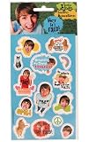 Fred Figglehorn Two-Sheet Blue Stickers - Party Six Pack