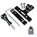 Yemo® Racing Cycling Seat Saddle Rail Clamp Mount For Gopro Hero 4, Session, Black, Silver Hero+, 3+,3, 2, 1 SJ4000 SJ5000 Session HD SJCAM (Black)