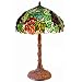 Tiffany-Style Jeweled Grapes Table Lamp