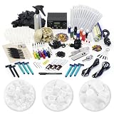 Advanced Complete ProTattoo Kit - Large High Quality Set - Premium Machines and American Made Inks