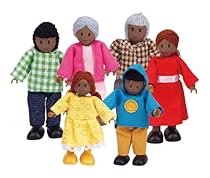 Hape - Happy Family - African American Doll House Set
