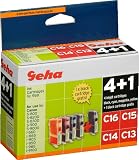 5 Geha Tintenpatronen im Multipack für Canon ersetzt Nr. BCI-6 farbig + schwarz