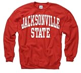 Jacksonville State Gamecocks Red Arch Crewneck Sweatshirt