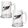 Washington Capitals NHL 2pc 15oz Glass Tankard Set- Primary Logo by Great American Products