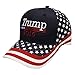 City Hunter Us01 Trump with American Flag Baseball Cap Navy