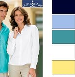 Outer Banks Women's Silky Cotton Dobby Twill Dress Shirt