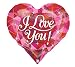30" I Love You Jeweled Jumbo Foil Balloon Holographic Valentines Day