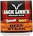 Jack Link's Premium Cuts Beef Steak, Sweet & Hot – Protein Snacks, Meat Snack with 11g of Protein, Made with 100% Beef, Individually Wrapped Bulk Snack Pack, Keto & Paleo Diet Ready – 1 Oz. (12 Count)