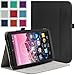 HOTCOOL 2014HE Hisense Sero 8 Case - Folio Classic Leather Case Cover For Hisense Sero 8 Inch Tablet, Black