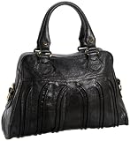Treesje Dean Satchel,Black Shine,one size