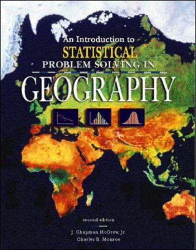 An Introduction to Statistical Problem Solving in Geography
