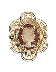 14 Karat Gold Cameo Slide GS509-CAM