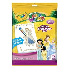 Crayola Color Wonder Disney Princess Glitter Paper and Markers by Crayola, LLC