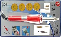 Premium-Grade 2-in-1 Wood-Burning Scribe & Soldering Iron Set - 6 Interchangeable Tips - UL Approved
