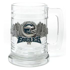 NFL Colonial Tankard - Philadelphia Eagles - Glass Beer Mug