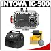  : Intova IC-500 Digital Sports Camera & Waterproof Underwater Scuba Housing with Padded Case + 5-Piece Cleaning Kit