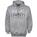 Reebok Dallas Cowboys Ash Practice Hoody Sweatshirt