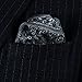 HISDERN Men's Paisley Pocket Square Handkerchief