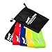 Jaguarro Fitness Experts Exercise Resistance Loop Bands - Set of 5 Multicolor Fitness Bands - Carry Bag and eBook