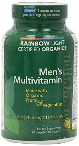 Rainbow Light, Men's Organic Multivitamin, 120 count (pack of 2)