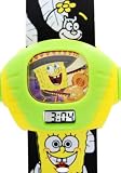 TimerMall OEM - Montre Enfants - Quartz - Caoutchouc - SpongeBob II Black Kids Cartoon caoutchouc projection Digital Wa