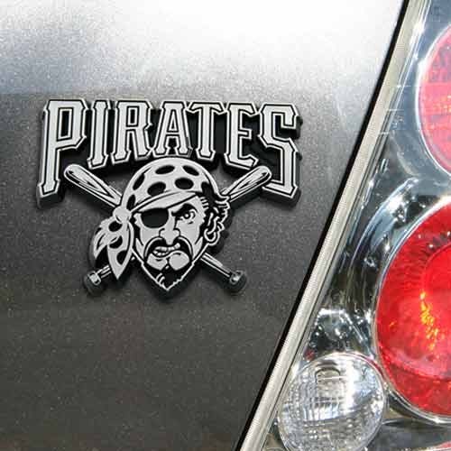 Pittsburgh Pirates Silver Car Emblem