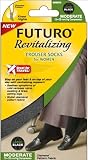 Futuro Trouser Socks for Women, Black Diamond Pattern, Medium