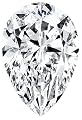 Certified Diamond (Pear, Good cut, 4.02 carats, D color, IF clarity)