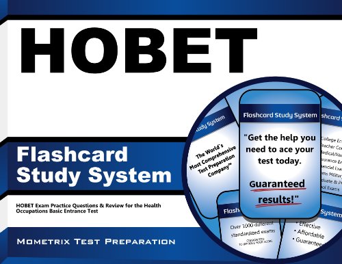 hobet flashcard study system hobet exam practice questions  review for the health occupations basic entrance
