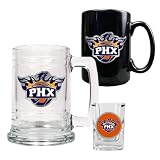 Phoenix Suns NBA 15oz Tankard, 15oz Ceramic Mug & 2oz Shot Glass Set - Primary Logo