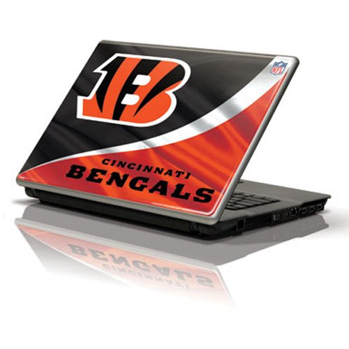 Skinit Protective Skin (fits latest Generic 15-Inch Laptop/Netbook/Notebook); NFL Cincinnati Bengals Logo